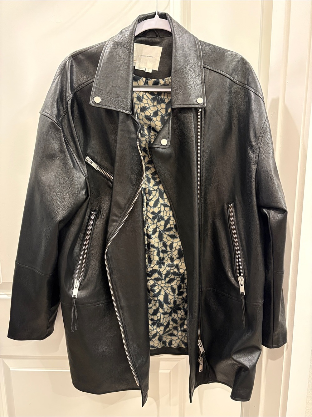 Anthropologie leather jacket